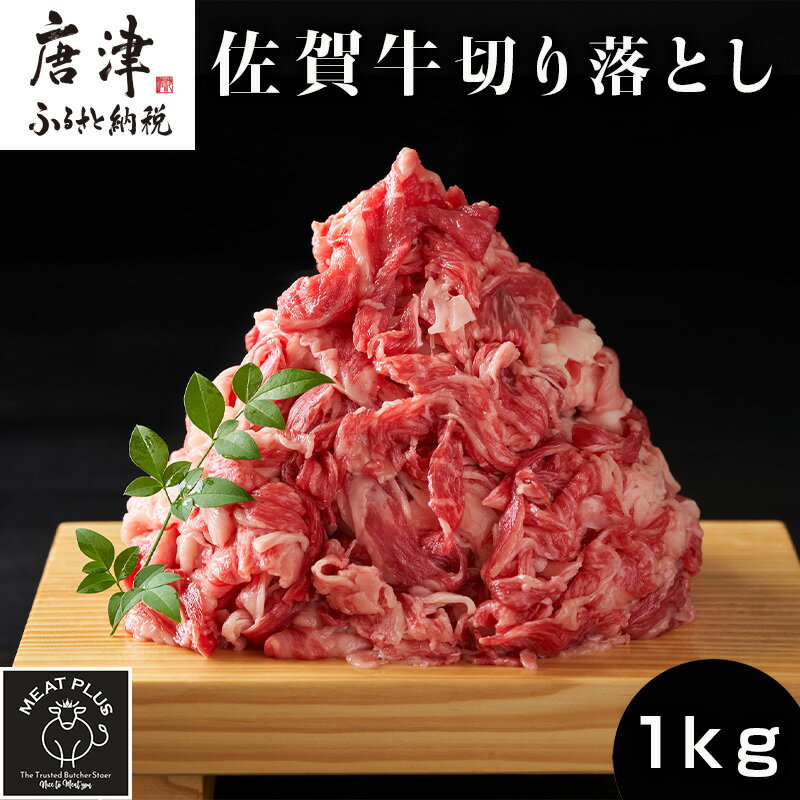 【ふるさと納税】艶さし！佐賀牛切り落とし 500g×2P (合計1kg) 牛肉 お肉 牛丼 野菜炒め カレー 小分け 「2025年 令和7年」