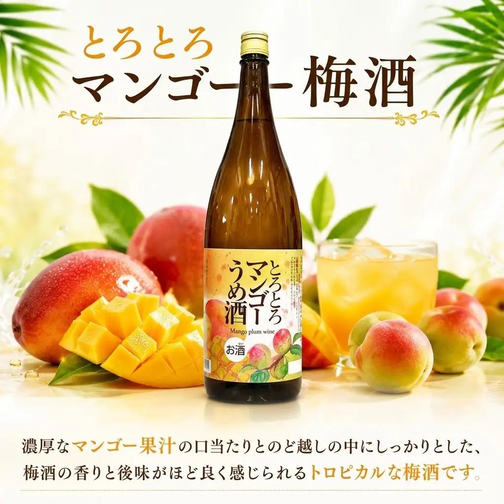とろとろマンゴー梅酒1800ml 1本 | お酒 高知県 安芸市