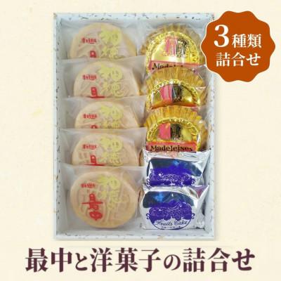 ふるさと納税 津久見市 最中と洋菓子の詰合せ2 (神徳の最中・マドレーヌ・フルーツケーキ)