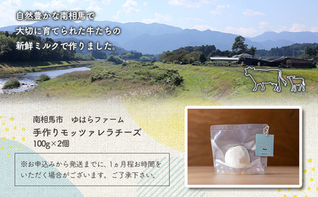 手作りモッツァレラチーズ　福島　南相馬市産【61001】