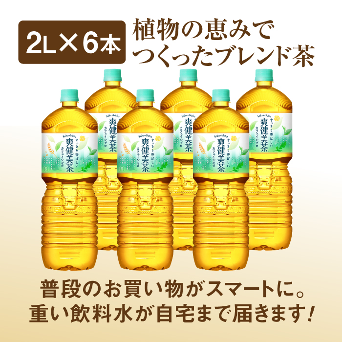 爽健美茶2000mlPET×6本【38000701】_イメージ5