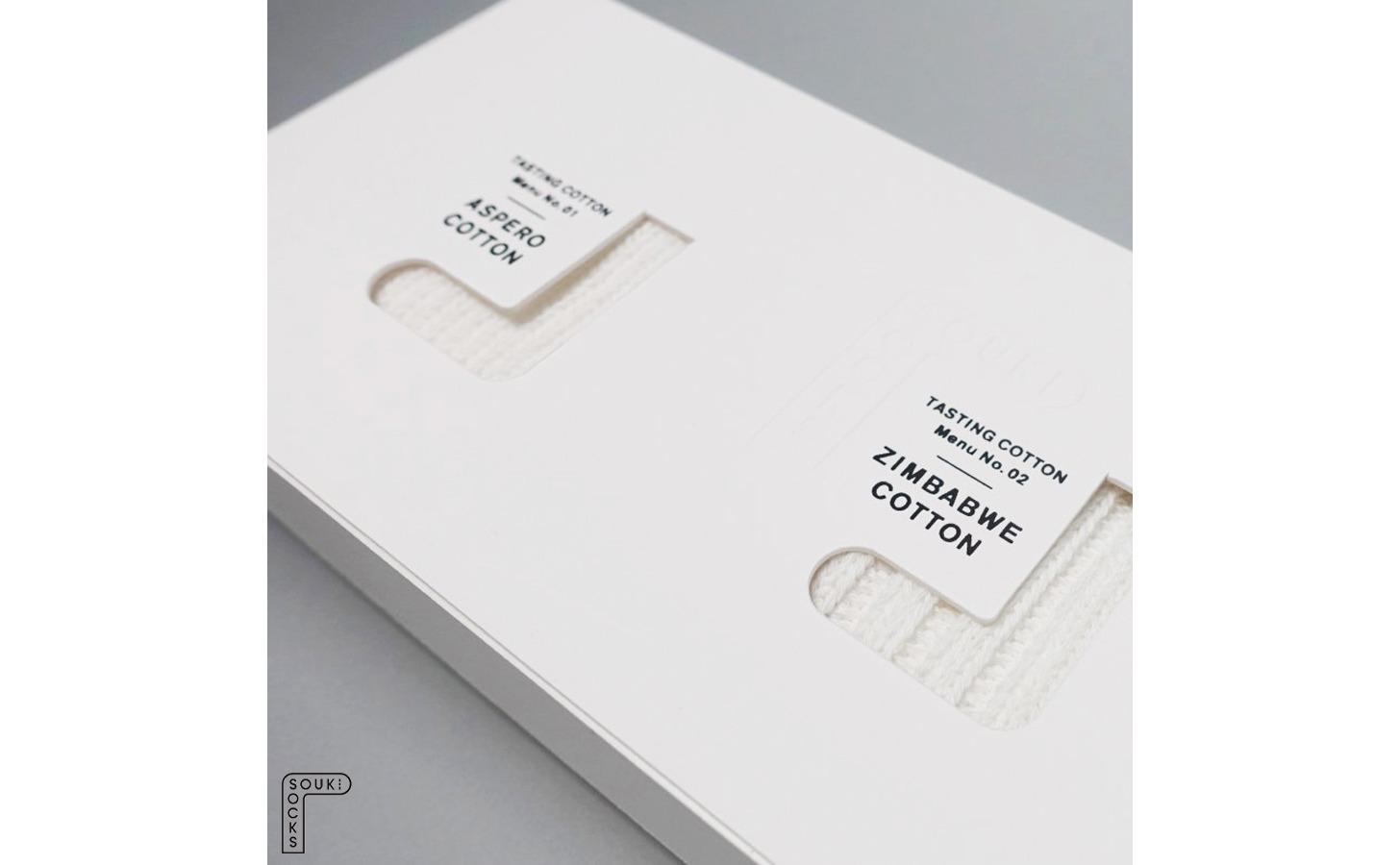 【奈良県内共通返礼品】Tasting Cotton BOX/Sサイズ(22～24㎝) コットンソックス 3足 履き比べ