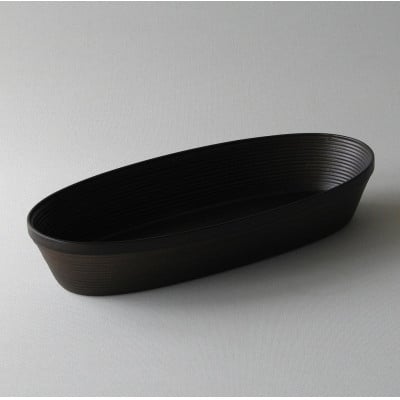 
            BUNACO　IB-C722　オーバルボックス　Mサイズ(ダークブラウン)【1650536】
          