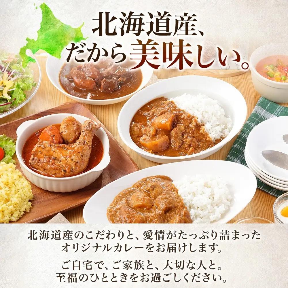 牛すじカレー 2個 中辛 じゃがいも 牛 牛肉 肉 業務用 レトルトカレー 保存食 備蓄 まとめ買い 北海道 弟子屈町 3743