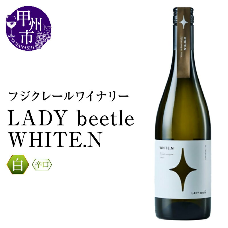 【ふるさと納税】 ワイン 白 750ml 1本 辛口 レディビートルホワイトエヌ デラウェア 甲州 フジクレールワイナリー 白ワイン パーティー 母の日 父の日 記念日 ギフト 山梨県 甲州市 (RC) 【B-648】