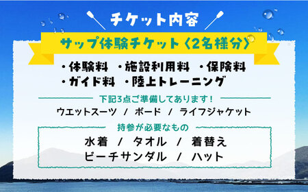 マリンスポーツ！冒険サップ体験 ペアチケット海 スポーツ 旅行 観光 アウトドア ご招待 広島県 江田島市/BOON[XAZ002]