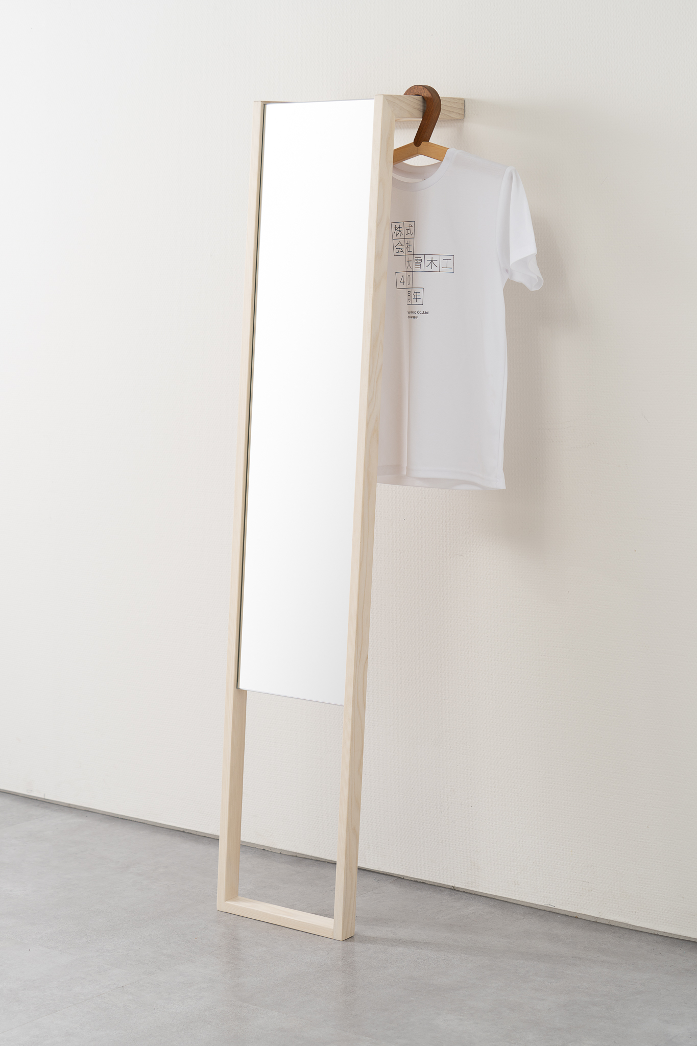 センの木の家具 Tatekake Mirror