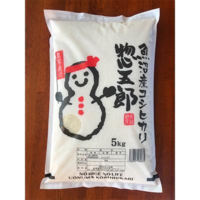 ふるさと納税 魚沼市 【令和8年産】魚沼産コシヒカリ「惣五郎」 精米5kg
