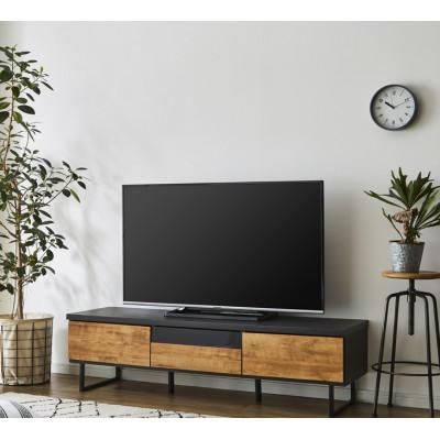 ふるさと納税 大川市 テレビボード幅150ブルックリンスタイル　国産家具　NA/BR