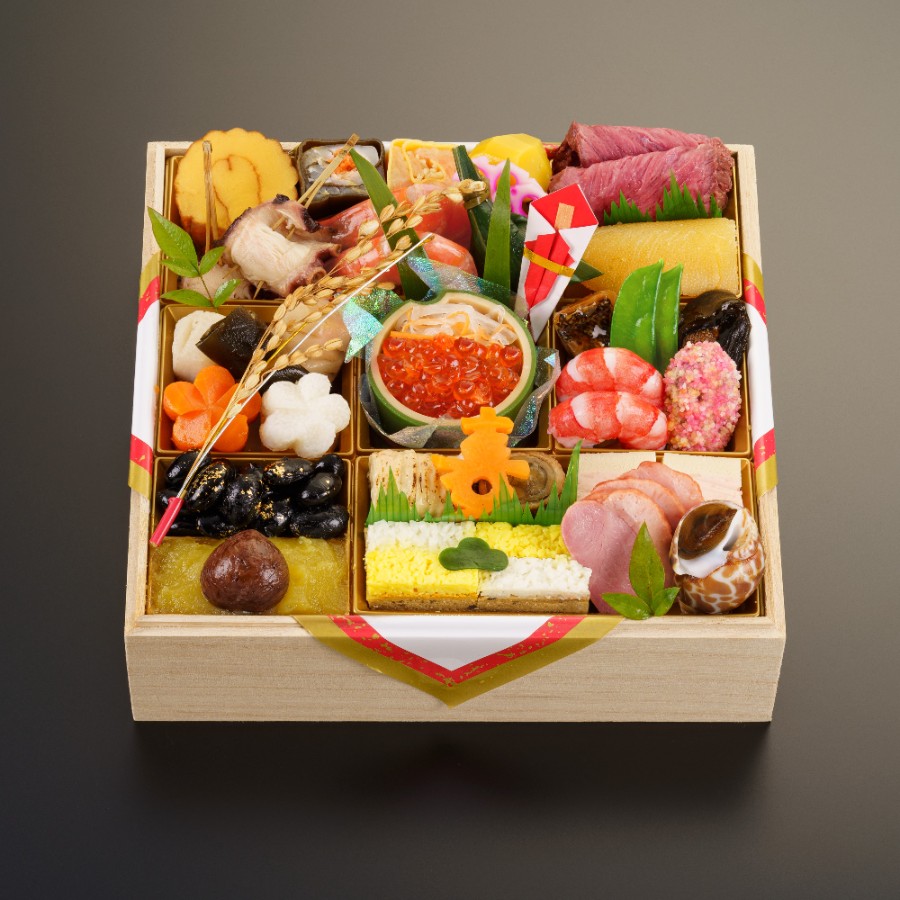 ＜京料理濱登久＞おせち一段重(冷蔵/2～3人前)【12月31日お届け】