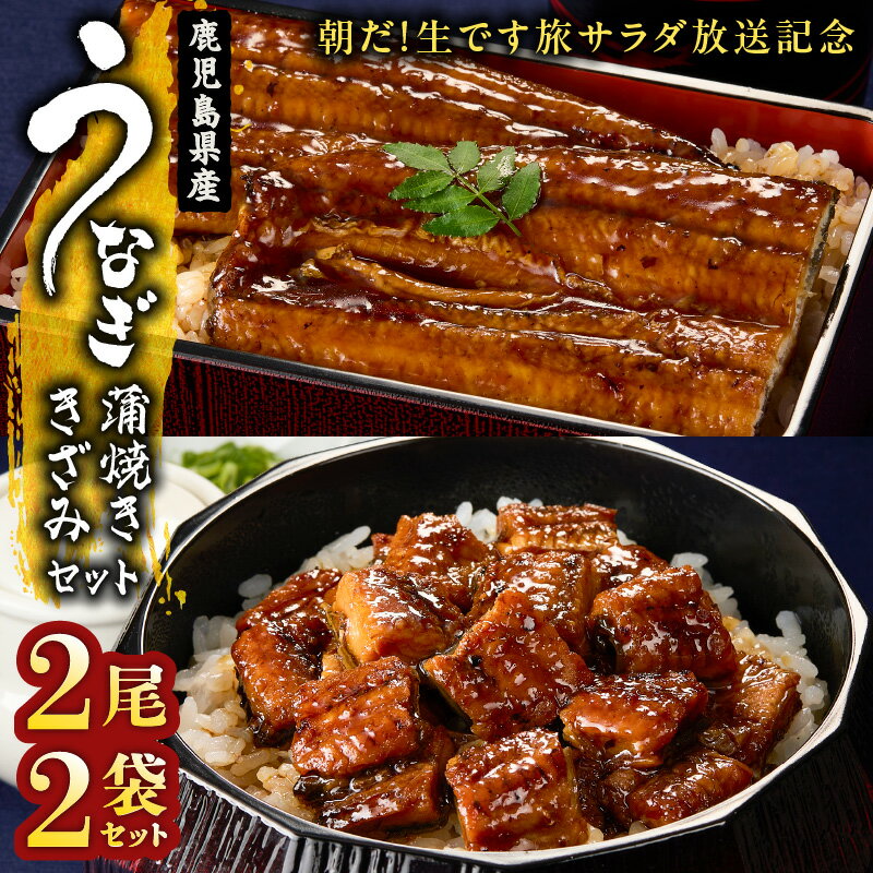 【ふるさと納税】【土用の丑の日特集】【テレビ放送記念返礼品】＜国産＞ 鹿児島県産うなぎ蒲焼き 計272g以上（136g以上×2尾）+ きざみ鰻160g（80g×2パック） セット うな重 鰻重 鰻丼 ひつまぶし 真空パック 小分け きざみ 土用の丑の日【西日本養鰻】