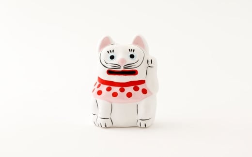 白猫貯金箱