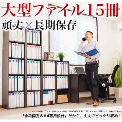 ふるさと納税 海南市 A4ファイル収納 3段 ホワイト キングファイル対応 書類棚  aku100472906 |  | 01