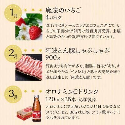 ふるさと納税 徳島市 【定期便 全12回】徳島満喫 グルメセット【ZZ001】 |  | 01
