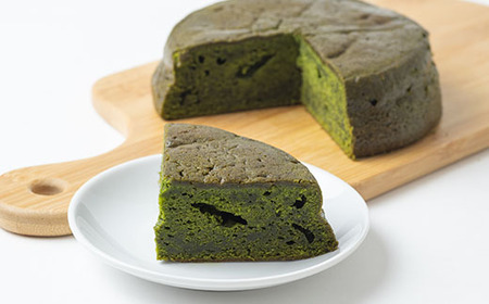 茶鑑定士厳選高級宇治抹茶使用　折衷【結】濃茶バターケーキ　1個【1117114】