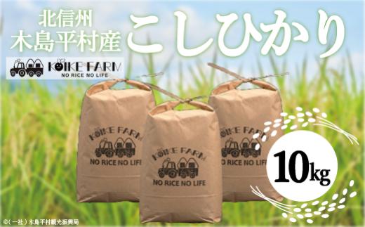 木島平産 こしひかり 10kg | 米 こしひかり コシヒカリ 定番 品種 特別栽培 寒暖差 木島平村 長野県 信州 コシヒカリ 減農薬 無化学肥料 特別栽培米