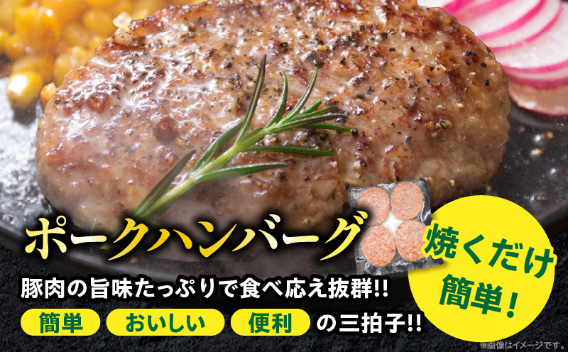 ポークハンバーグ 計1,600g (100g×16個) お肉 日南市産豚肉使用 豚 食品 おかず お弁当 おつまみ 惣菜 簡単調理 国産 BBQ 鉄板焼き ハンバーガー ロコモコ丼 小分け お祝い 記