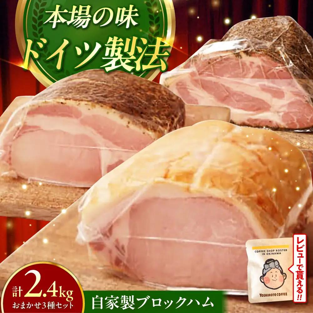 【ふるさと納税限定】TESIOの自家製 ブロック ハム 3種セット