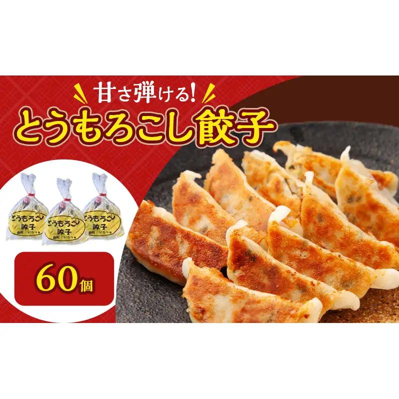 いちりきのとうもろこし餃子60個＆甘口肉餃子60個セット　食品 惣菜 餃子 ぎょうざ ギョーザ おかず おつまみ 食べ比べ セット 冷凍 いちりきのコロッケ 老舗 静岡県 森町