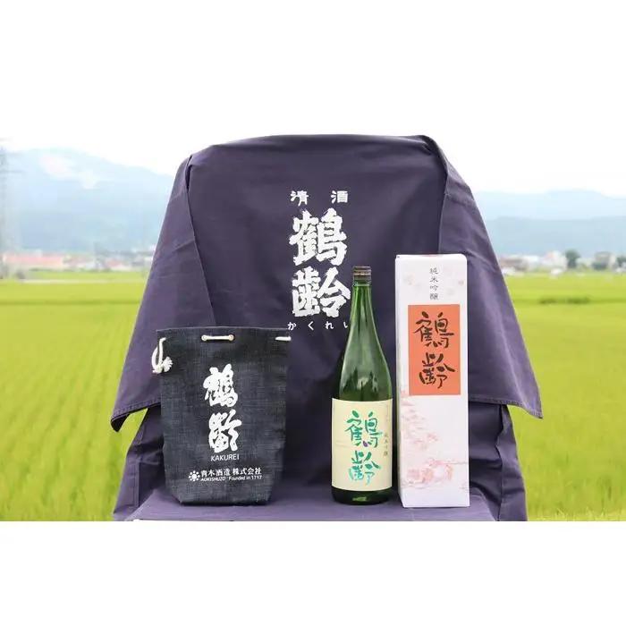 鶴齢　純米吟醸　一升【鶴齢 純米吟醸 一升瓶 日本酒 青木酒造 新潟 地酒 厳選 晩酌 お酒 さけ お中元 お歳暮 家飲み】