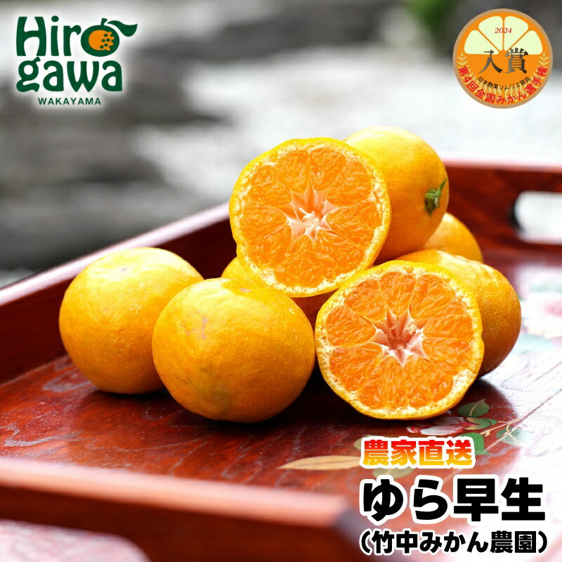 【ふるさと納税】 有田みかん ゆら 早生 3kg 5kg （サイズ混合） 7000円 10000円 ※11月上旬～11月下旬に順次発送 / みかん 柑橘 果物 フルーツ くだもの 果実 //mandarin