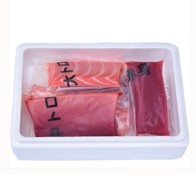 プレミア和歌山認証品 和歌山県串本産　本マグロ(養殖)トロ＆赤身セット　500g(冷凍)【配送不可地域：離島】