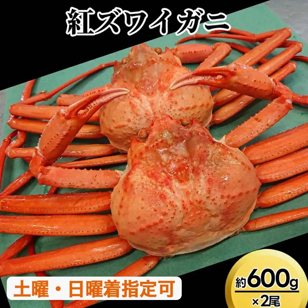 【おすすめ】紅ズワイガニ約600g×2尾【棚辺水産】 ※2026年9月～発送