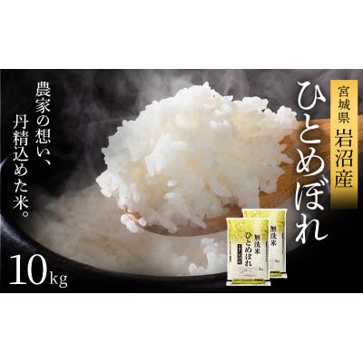 ふるさと納税 岩沼市 【先行予約】令和7年産新米 ひとめぼれ 10kg 無洗米 宮城県 岩沼市[No.5704-1219] |  | 01