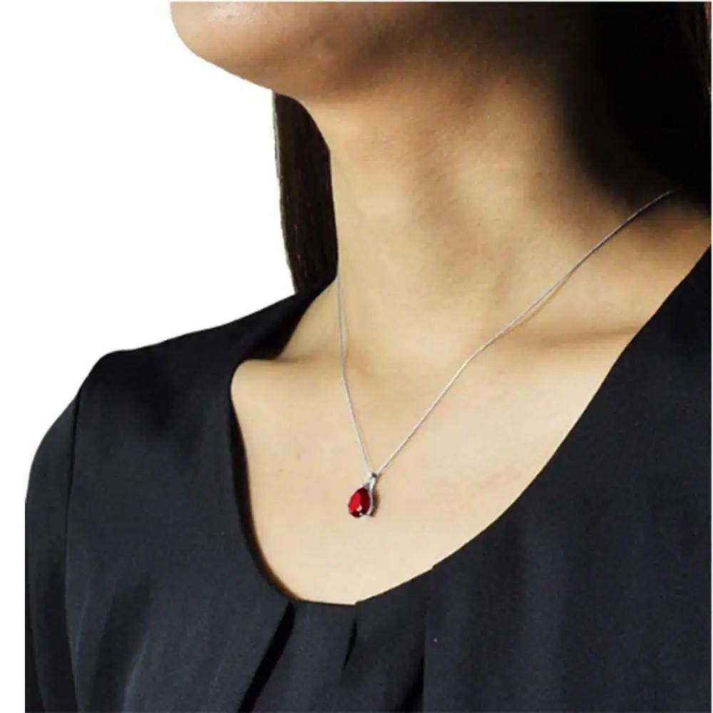 【高島屋選定品】＜京セラ＞クレサンベール＜ルビー／ダイヤモンド＞PT900 PT850 PTペンダント 7月誕生石 