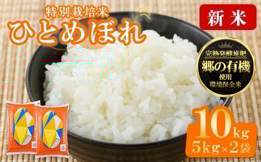 
            ＜先行予約！2025年11月から順次発送予定＞【令和7年産 新米】宮城県産 郷の有機 ひとめぼれ 合計10kg (5kg×2袋) お米 おこめ 米 コメ 白米 ご飯 ごはん おにぎり お弁当 有機質肥料【株式会社パールライス宮城】ta205
          