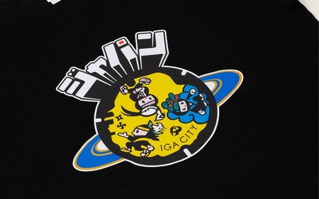 伊賀市 マンホールTシャツ 黒 【Lサイズ】【jnud0002-3】