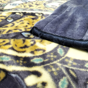 【シングルサイズ】吸湿発熱シルキータッチ2枚合わせ毛布 ブルー1枚 YO-4700-BL