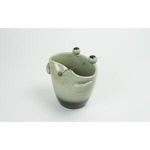 【信楽焼・明山】　蚊遣器　FROGかえる　s17-08