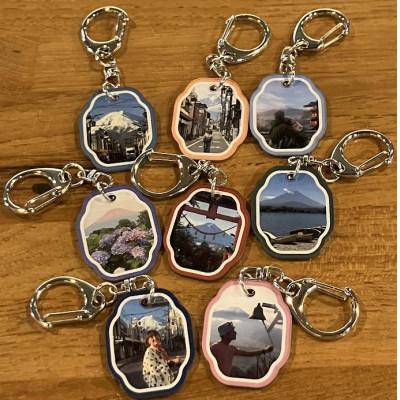 ふるさと納税 山梨県 課題解決型地域活性化富士山オリジナルアイテム アクリルキーホルダー 5個セット |  | 03