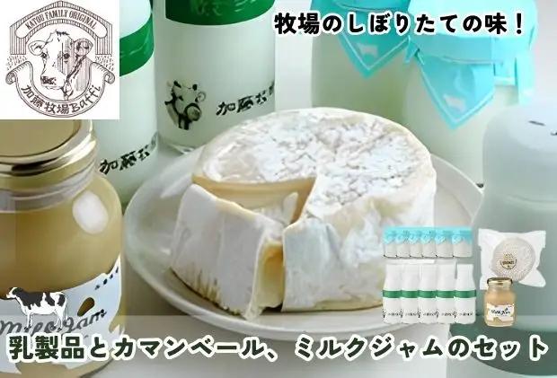 乳製品セット 加藤牧場カマンベールミルクジャム 乳製品セット