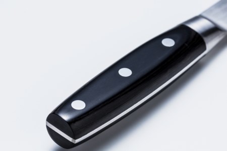 H38-05 関喜一作/ダマスカスモデル パン切り包丁