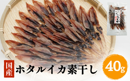 ホタルイカ素干し40g | 素干 珍味 つまみ 酒の肴 富山 氷見 富山湾 魚介 簡単調理 　ホタルイカ