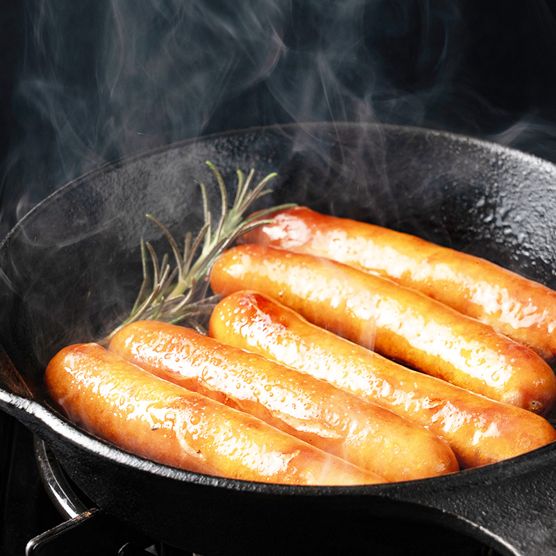 ジューシー ウインナー ソーセージ 2種 食べ比べ 2.4kg 粗挽き＆ガーリック_M153-0004