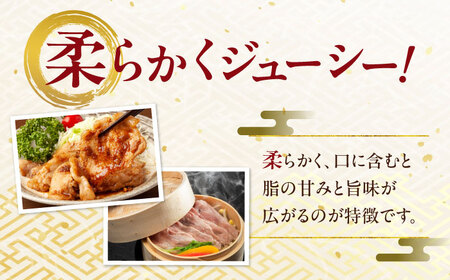 瑞浪ボーノポーク 肩ロース スライス 1.2kg (300g×4) 瑞浪市 / マルチョウ渡辺精肉店 冷凍 豚肉 国産 小分け お取り寄せ[AZCW045]