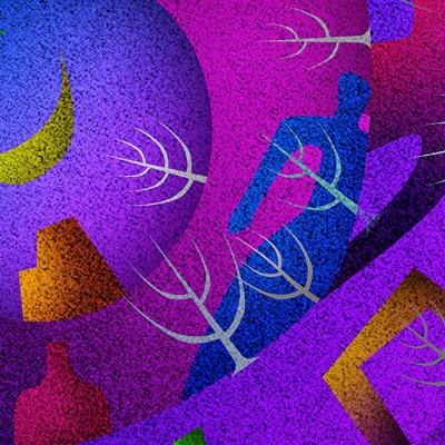 ふるさと納税 綾部市 ＼京都・綾部の癒やし系作家/【絵画】　記憶の階層　　額装サイズ526mmx412mm |  | 02