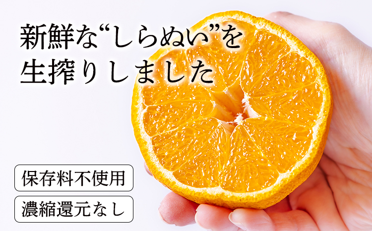 濃厚な甘さ 手搾り不知火(しらぬい)果汁200ml×1p  [保存料不使用10000円 ワンストップオンライン] TF0882-P00074