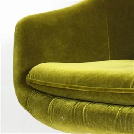 Cosmic Chair(コスミックチェア)キャスター脚 モケット グリーン【SWOF】_雑貨・日用品 椅子・チェア・ソファ 家具・インテリア _【1426672】