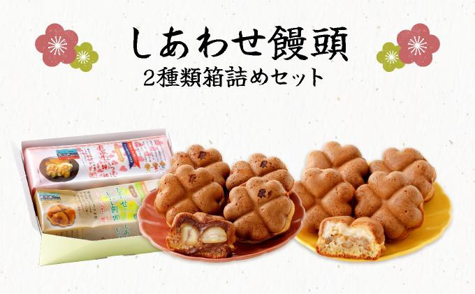 
            しあわせ饅頭・2種類箱詰めセット【010-a016】
          