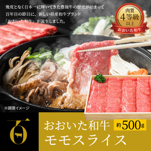 A01060　おおいた和牛　モモスライス　約500g