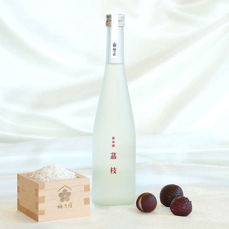 
            梅乃宿　果本酒　茘枝(ライチ)　５００ｍｌ／ 日本酒 フルーツ 果実 ライチ 新感覚 お酒 純米大吟醸 贈り物 ギフト プレゼント フルーティー 【umyd042】
          