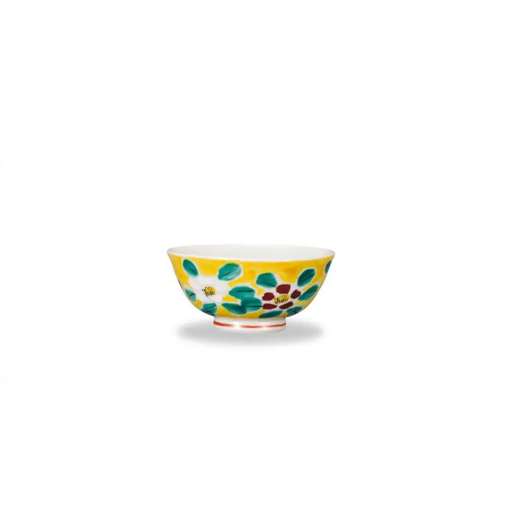 九谷焼 プチ飯碗 花文 a02 工芸品 茶碗 ご飯用 お茶碗 誕生日プレゼント 還暦祝い 古希 喜寿 米寿 退職 定年 プレゼント お祝い お返し お礼