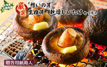 「想いの茸」生椎茸と乾燥椎茸セット【2900302】