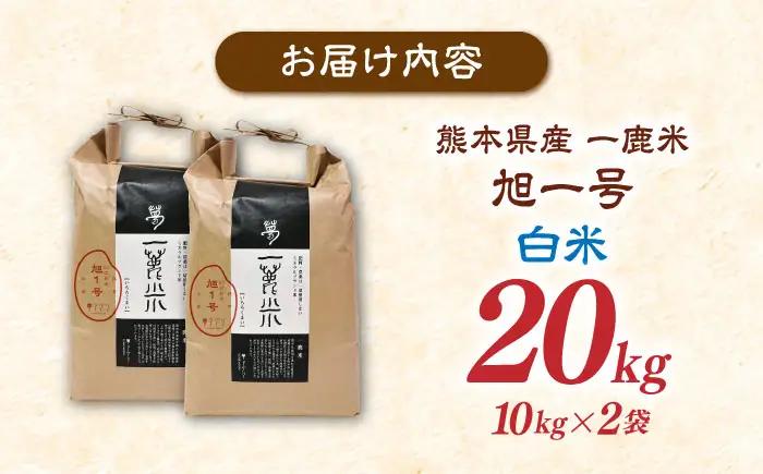 〈令和7年度産米〉 【先行予約】【天日塩を使用】一鹿米 旭一号 白米 20kg【株式会社 夢アグリ】 令和7年産 [ZCL012]