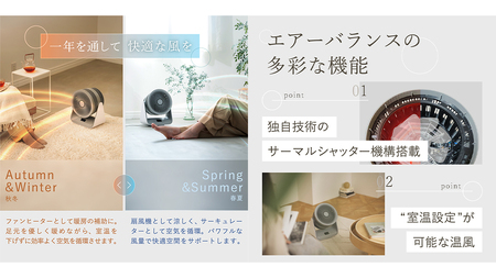 LAVINO エアーバランス ヒーターサーキュレーター