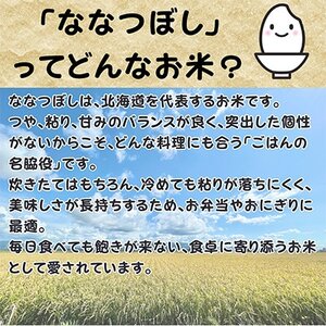 【令和7年産先行受付】北海道深川産ななつぼし5kg(普通精米)【1296652】